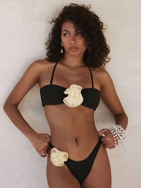 Three Dimensional Floral Design Bikini (13)